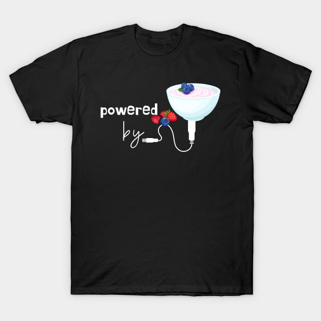 Powered by Smoothie Bowl T-Shirt by leBoosh-Designs